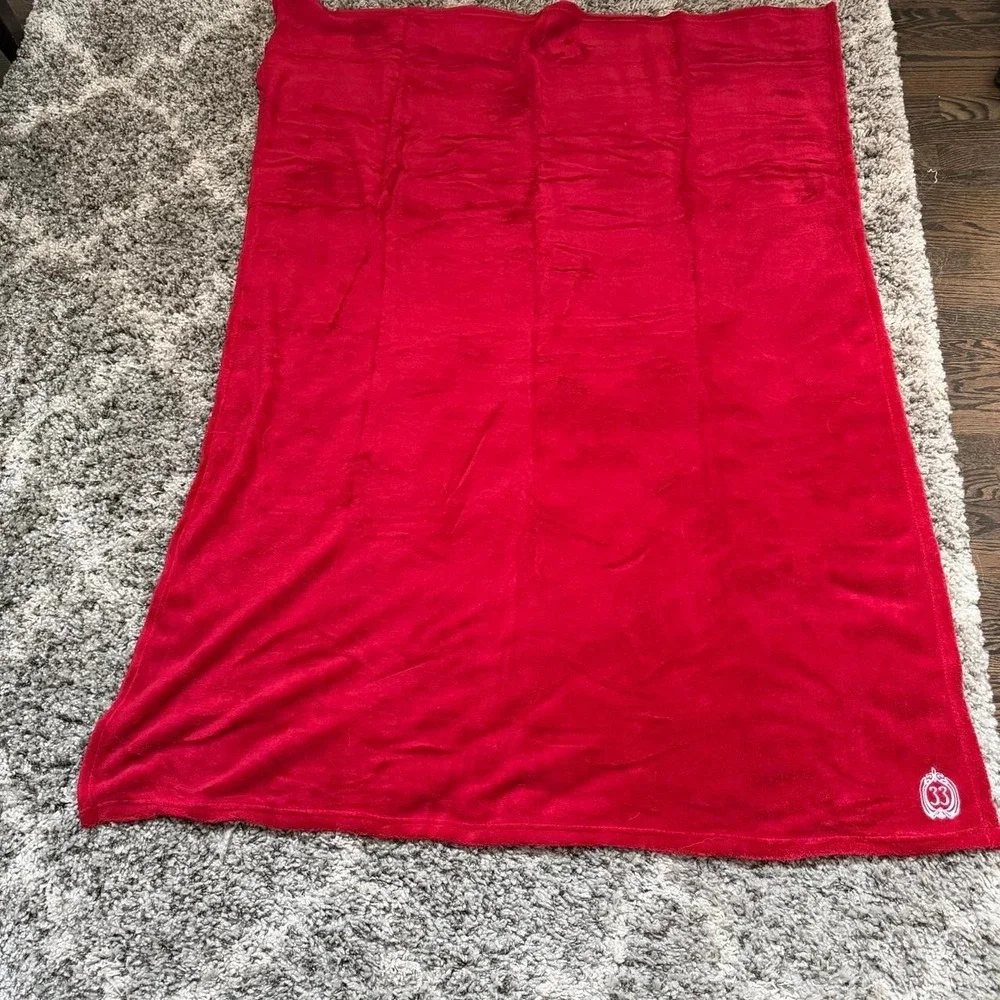 Disney Club 33  Throw Blanket  Embroidered Vintage Logo 43x58 Member Exclusive